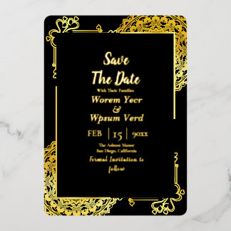 Beauty and The Beast Wedding Save The Date