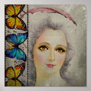 Beauty and the Butterflies Poster