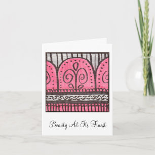 Beauty At Its Finest; I Love You Mum Classy Design Holiday Card