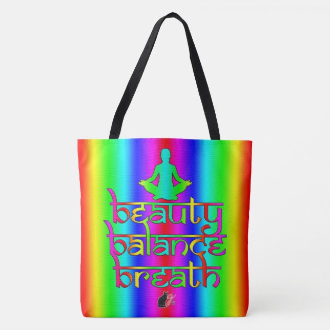 Beauty Balance Breath Tote Bag (Front)