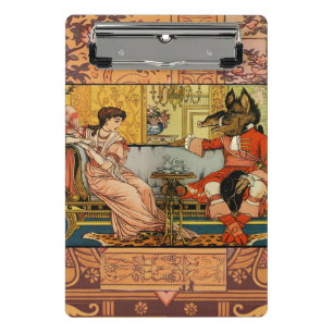 Beauty Beast Classic Fairy Tale Characters Mini Clipboard