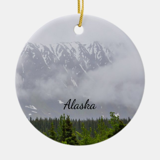 Beauty Behind The Clouds Ornament (Front)