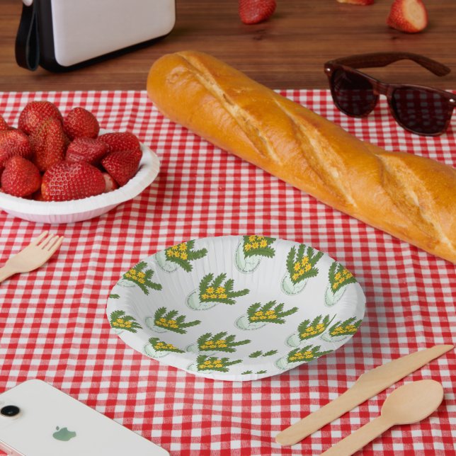 Beauty Blooms from New Beginnings–Symbolic Floral Paper Plate (Picnic)