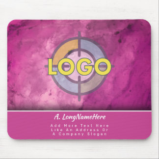 Beauty Brand Hot Pink Magenta Executive Office Mouse Pad