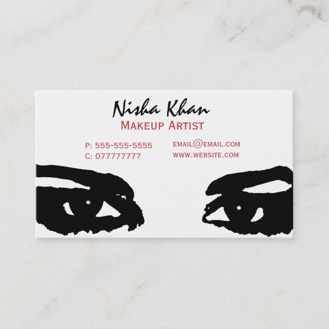 Beauty Business Cards (Front)