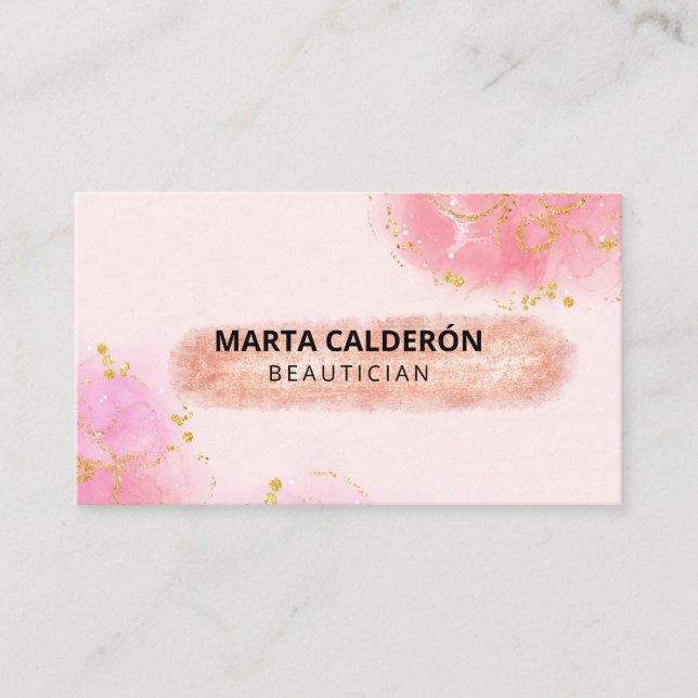 beauty_bussinesCard Business Card (Front)