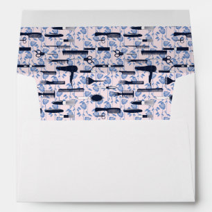 Beauty Care Blue Rose Pattern Envelope