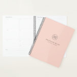 Beauty chic golden hour pink Logo Business Planner<br><div class="desc">Personalise your Company Logo Custom Beauty chic golden hour pink Logo Business Planner. This perpetual Business planner, minimalistic and elegant, with weekly and month view, is perfect for your office organisation. Choose any font and any colour background for the cover, add your own logo. Avaiable in different size. No minimum...</div>