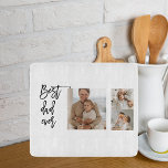 Beauty Collage Photo Best Dad Ever Gift Cutting Board<br><div class="desc">Beauty Collage Photo Best Dad Ever Gift is a personalised gift that combines beauty and sentimental value to create a meaningful present for your dad. The gift is a collage of carefully selected photos of you and your dad, arranged in a beautiful and artistic way. The photos could be of...</div>