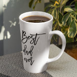 Beauty Collage Photo Best Dad Ever Gift Latte Mug<br><div class="desc">Beauty Collage Photo Best Dad Ever Gift is a personalised gift that combines beauty and sentimental value to create a meaningful present for your dad. The gift is a collage of carefully selected photos of you and your dad, arranged in a beautiful and artistic way. The photos could be of...</div>