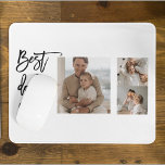 Beauty Collage Photo Best Dad Ever Gift Mouse Pad<br><div class="desc">Beauty Collage Photo Best Dad Ever Gift is a personalised gift that combines beauty and sentimental value to create a meaningful present for your dad. The gift is a collage of carefully selected photos of you and your dad, arranged in a beautiful and artistic way. The photos could be of...</div>