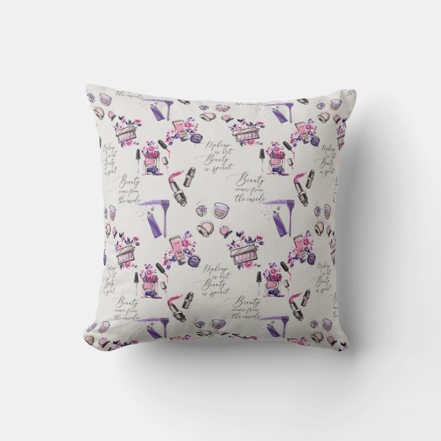 Beauty Comes From The Inside Pattern Cushion (Front)