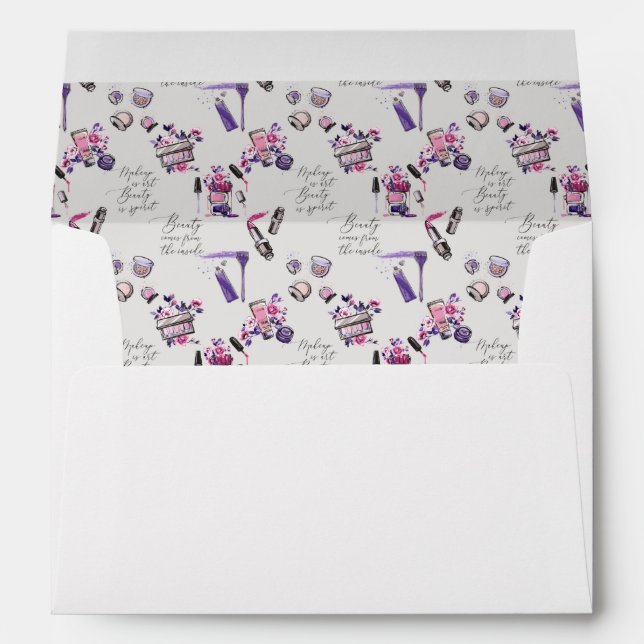 Beauty Comes From The Inside Pattern Envelope (Back (Bottom))