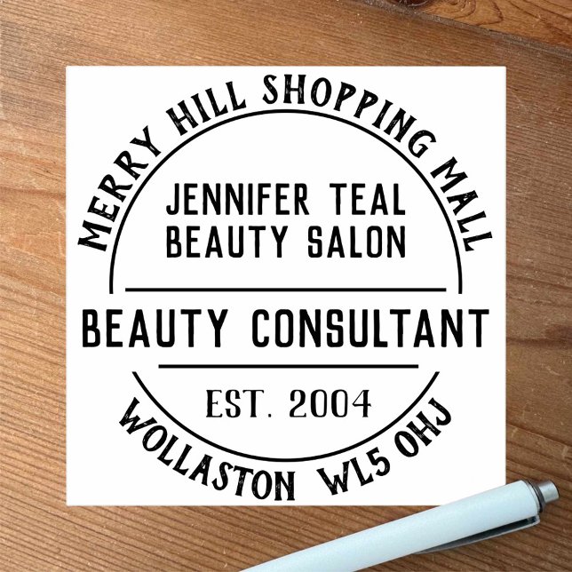 Beauty Consultant Rubber Stamp (Creator Uploaded)