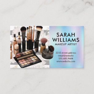 Beauty Cosmetics Makeup Kit Business Card