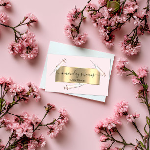 Beauty Cosmetologist Syringe Botox B12 QRCode Pink Business Card
