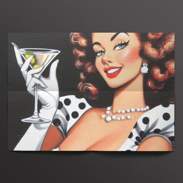 Beauty Drink Pin Up Tissue Paper (Creator Uploaded)