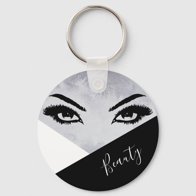 Beauty Eyelash  Key Ring (Front)