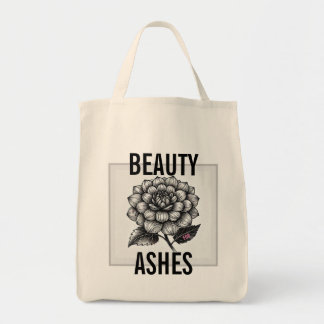 "Beauty for Ashes Botanical Tote Bag"