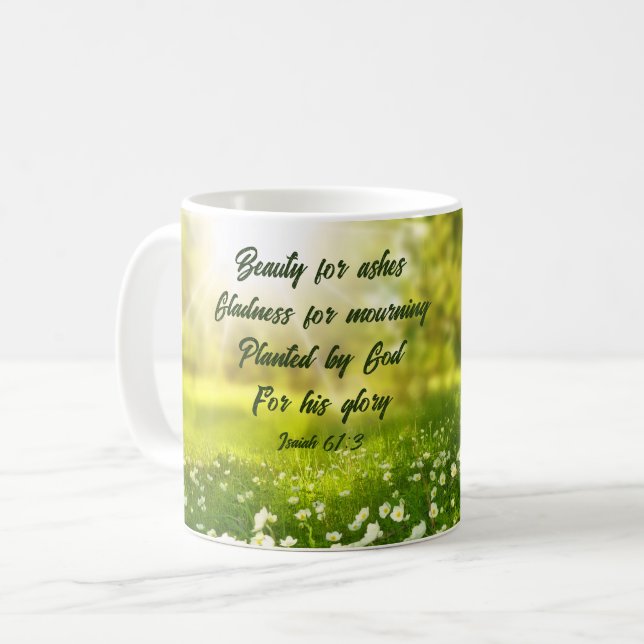 Beauty for Ashes Coffee Mug (Front Left)