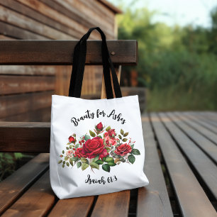 Beauty for Ashes, Floral Rose Women's Tote Bag