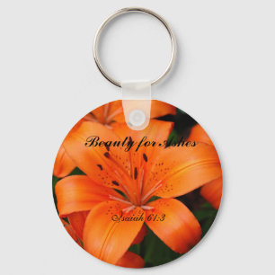Beauty for Ashes Key Ring