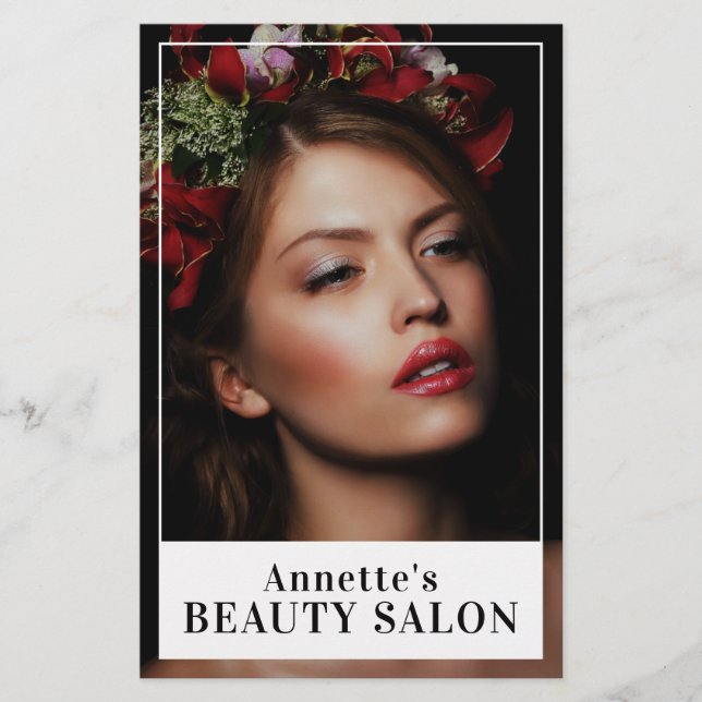 Beauty girl model  flyer (Front)