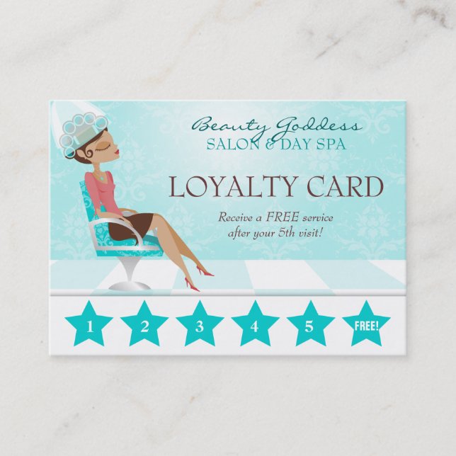 Beauty Goddess Loyalty Card (Front)