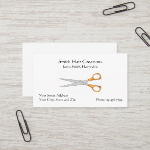Beauty Hair Dresser Salon Business Card