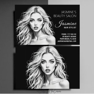 Beauty Hair Salon Business Card