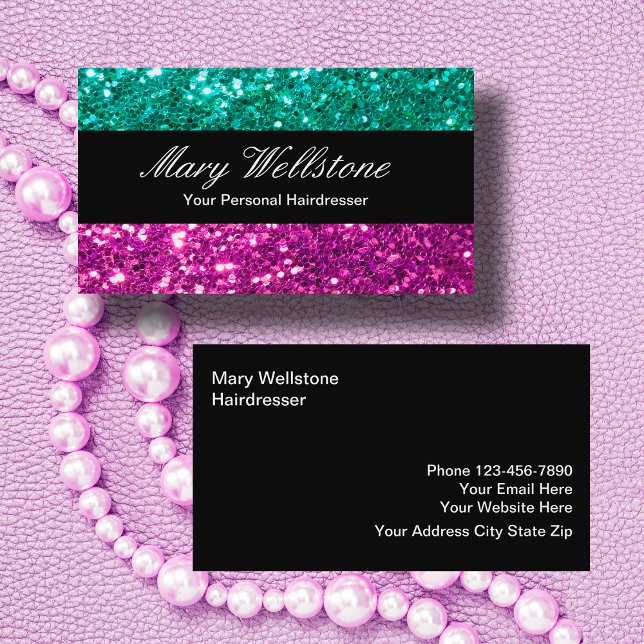 Beauty Hairdresser Business Cards (Creator Uploaded)