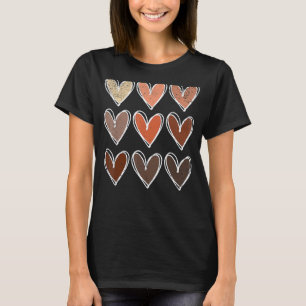 Beauty Has No Skin Tone Black History Melanin Afri T-Shirt