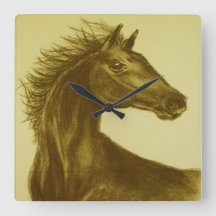 "Beauty" Horse Wall Clock
