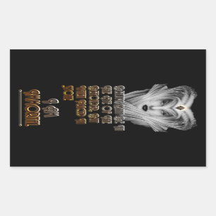 Beauty Immortal - Eye Of The Beholder Rectangular Sticker