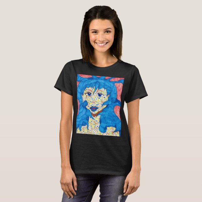 Beauty in Blue T-Shirt (Front Full)