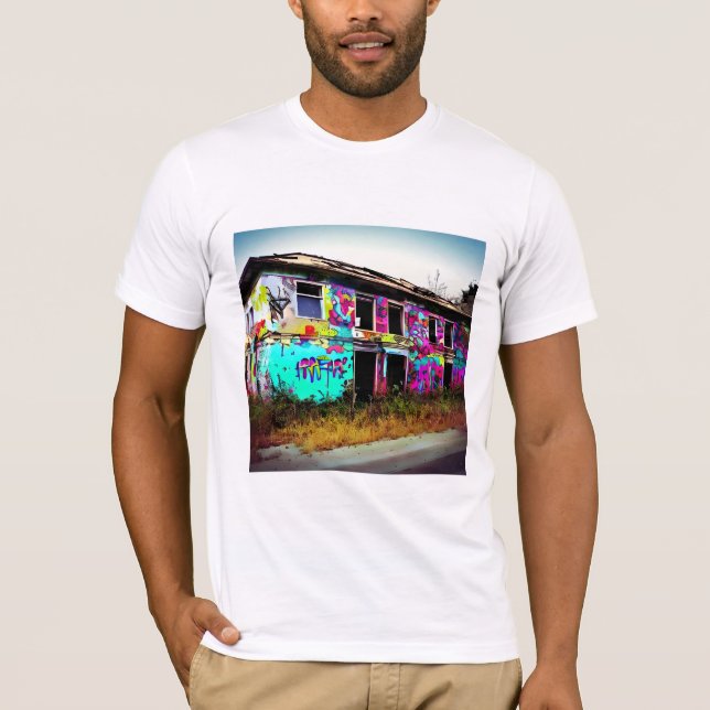Beauty in Destruction | Abandoned House  T-Shirt (Front)