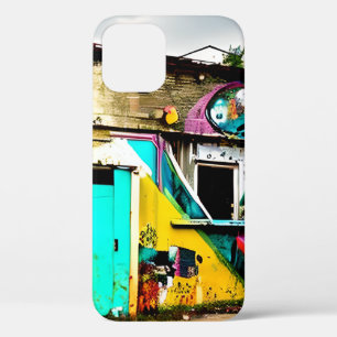 Beauty in Destruction  Colourful Graffiti Abandone iPhone 12 Case