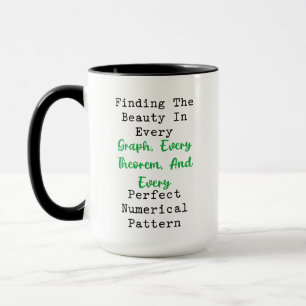Beauty in Every Graph Theorem Numerical Pattern Mug