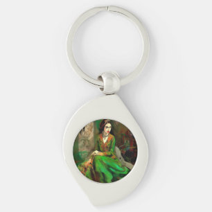 Beauty in Green Key Ring
