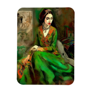 Beauty in Green Magnet