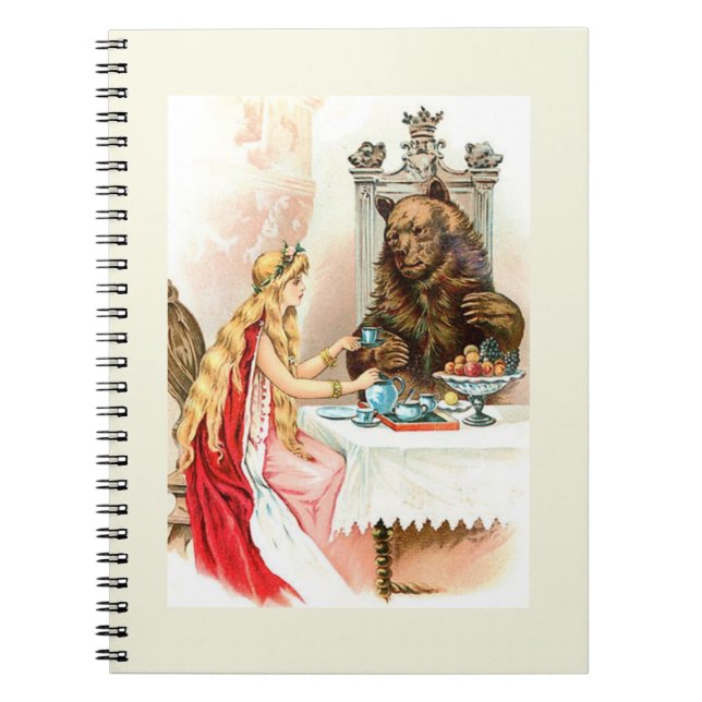 Beauty In Pink And The Beast  Notebook (Front)