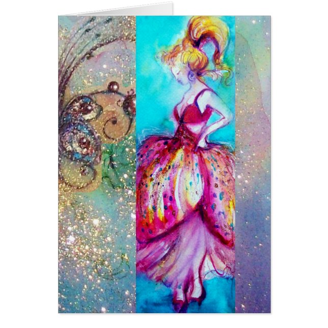 BEAUTY IN PINK DRESS / Magic Butterfly Plant (Front)