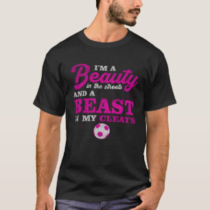 Beauty In Street Beast In My Cleats Softball Mom B T-Shirt
