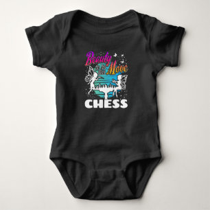 Beauty in the Move - Girls Chess Player Baby Bodysuit