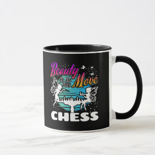 Beauty in the Move - Girls Chess Player Mug
