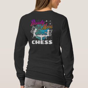 Beauty in the Move - Girls Chess Player T-Shirt