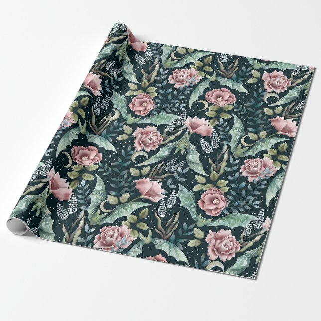 Beauty in the Night Wrapping Paper (Unrolled)