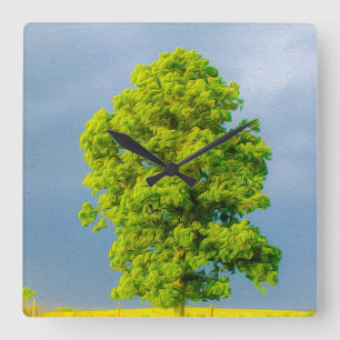 Beauty in the Storm Square Wall Clock