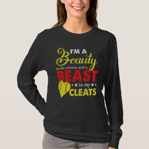 Beauty In The Street Beast In My Cleats Girls Soft T-Shirt