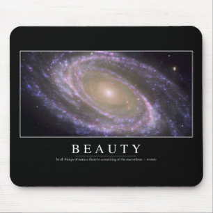 Beauty: Inspirational Quote 2 Mouse Pad
